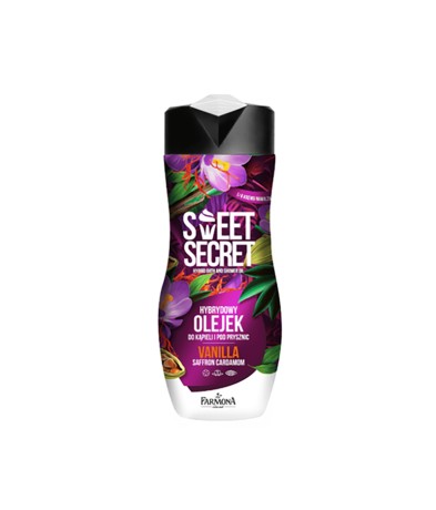 SWEET SECRET Vanilla hybrid bath and shower oil