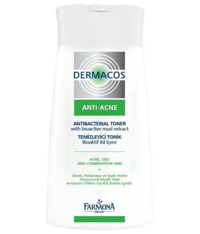 DERMACOS ANTI-ACNE Antibacterial toner with bioactive mud extract